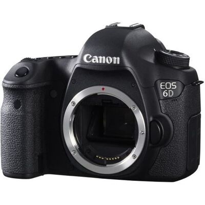 Appareil photo numérique Reflex Canon EOS 6D - 20.2 MP - Cadre plein 1080p - Wi-Fi - Noir Noir - Publicité Appareil photo numérique Reflex Canon EOS 6D - 20.2 MP - Cadre plein 1080p - Wi-Fi - Noir Noir - Publicité