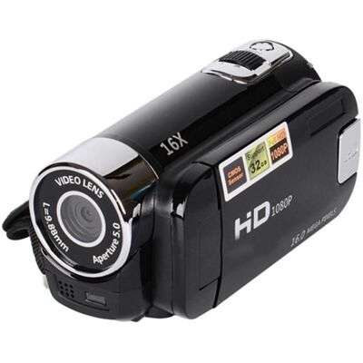 COSYHOMES Caméscope numérique Full HD 1080P 16MP écran 27” zoom 16x LCD 270°noir Noir - Publicité COSYHOMES Caméscope numérique Full HD 1080P 16MP écran 27” zoom 16x LCD 270°noir Noir - Publicité