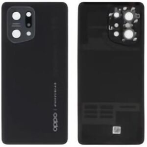 Vitre Arrière - Originale - Oppo Find X5 - Noire - Cache Batterie - Qualité Supérieure Noir - Publicité Vitre Arrière - Originale - Oppo Find X5 - Noire - Cache Batterie - Qualité Supérieure Noir - Publicité