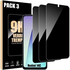 Film de protection - Xiaomi - Redmi 14C - Verre trempé - Anti-espion - Lot de 3 Noir - Publicité Film de protection - Xiaomi - Redmi 14C - Verre trempé - Anti-espion - Lot de 3 Noir - Publicité