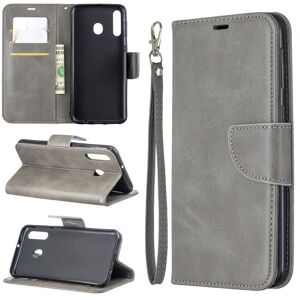 APRILLY Housse Samsung Galaxy M30 (6.4) - Pochette Téléphone Housse avec Support Mode Design - Gris Gris - Publicité APRILLY Housse Samsung Galaxy M30 (6.4) - Pochette Téléphone Housse avec Support Mode Design - Gris Gris - Publicité