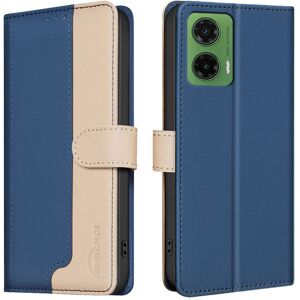 NOBRAND Pour Motorola Moto G35 étui de téléphone daffaires haut de gamme avec Support Protection Bouclier RFID - Bleu Bleu - Publicité NOBRAND Pour Motorola Moto G35 étui de téléphone daffaires haut de gamme avec Support Protection Bouclier RFID - Bleu Bleu - Publicité