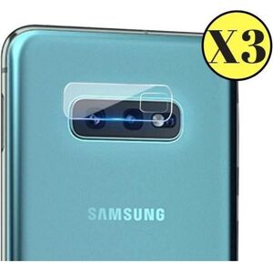 PHONILLICO Lot de 3 Verres Trempé Protection Caméra pour Samsung Galaxy S10e - Film Protecteur Lentille Appareil Photo Arriere Bleu - Publicité PHONILLICO Lot de 3 Verres Trempé Protection Caméra pour Samsung Galaxy S10e - Film Protecteur Lentille Appareil Photo Arriere Bleu - Publicité