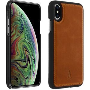 Coque - Akashi - iPhone X / XS - Cuir Véritable - Protection Rigide - Marron Marron - Publicité Coque - Akashi - iPhone X / XS - Cuir Véritable - Protection Rigide - Marron Marron - Publicité