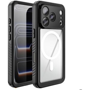 Coque Magsafe - 4SMARTS - iPhone 17 Pro - Étanche IP68 - Protection complète - Noir Noir - Publicité Coque Magsafe - 4SMARTS - iPhone 17 Pro - Étanche IP68 - Protection complète - Noir Noir - Publicité