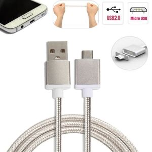 NEÜFU 1m 2.4A Magnetique USB 2.0 A Micro USB Adaptateur Chargeur Cable Pour Smartphone ArgentéPour Samsung Galaxy S6 / S6 Edge S7 / S7 E Gris - Publicité NEÜFU 1m 2.4A Magnetique USB 2.0 A Micro USB Adaptateur Chargeur Cable Pour Smartphone ArgentéPour Samsung Galaxy S6 / S6 Edge S7 / S7 E Gris - Publicité