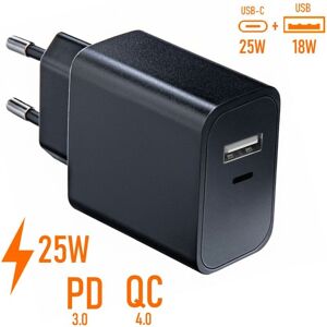 ACCE2S Chargeur Rapide pour Google Pixel 9 Pro a 9 Pro Fold XL 8 Pro 7 Pro 8a 7a 6a 6 Pro Double Ports USB + USB-C 25W Noir - Publicité ACCE2S Chargeur Rapide pour Google Pixel 9 Pro a 9 Pro Fold XL 8 Pro 7 Pro 8a 7a 6a 6 Pro Double Ports USB + USB-C 25W Noir - Publicité