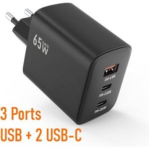 ACCE2S Chargeur Ultra Rapide pour Crosscall Stellar M6E M6 X5 Core S5 Z5 X5 S4 M5 X4 Action X5 65W GaN 3 Ports USB-C USB-A Noir - Publicité ACCE2S Chargeur Ultra Rapide pour Crosscall Stellar M6E M6 X5 Core S5 Z5 X5 S4 M5 X4 Action X5 65W GaN 3 Ports USB-C USB-A Noir - Publicité
