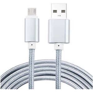 Lot de 2 Cable Micro USB nylon chargeur rapide pour Samsung Galaxy S7 Edge G935F Couleur Argent 1 mètre - Marque Yuan Yuan Gris - Publicité Lot de 2 Cable Micro USB nylon chargeur rapide pour Samsung Galaxy S7 Edge G935F Couleur Argent 1 mètre - Marque Yuan Yuan Gris - Publicité