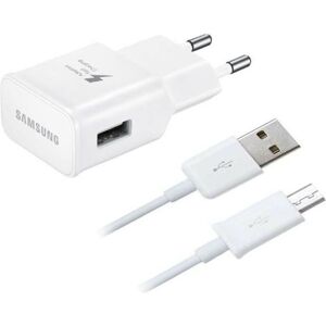 Chargeur + Cable Cordon Charge Rapide Original Samsung Pour Galaxy S6 S7 Note 4 5 Edge + Plus C5 C7 A10 M10 A7 2018 J2 J4 J4+J6 J6 Blanc - Publicité Chargeur + Cable Cordon Charge Rapide Original Samsung Pour Galaxy S6 S7 Note 4 5 Edge + Plus C5 C7 A10 M10 A7 2018 J2 J4 J4+J6 J6 Blanc - Publicité