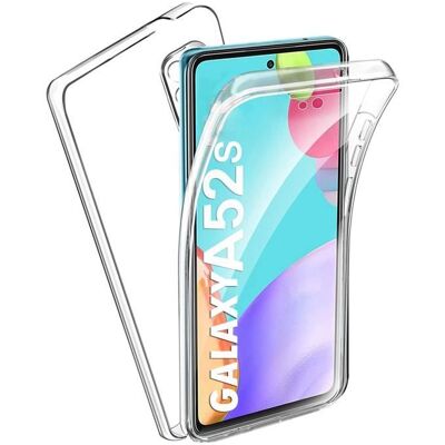 123 Coque 360 degré Samsung Galaxy A52S SM-A528B 6.5- Coque protection integrale transparente Avant et arrièrs - Antichoc - Yuan Yuan Blanc - Publicité 123 Coque 360 degré Samsung Galaxy A52S SM-A528B 6.5- Coque protection integrale transparente Avant et arrièrs - Antichoc - Yuan Yuan Blanc - Publicité