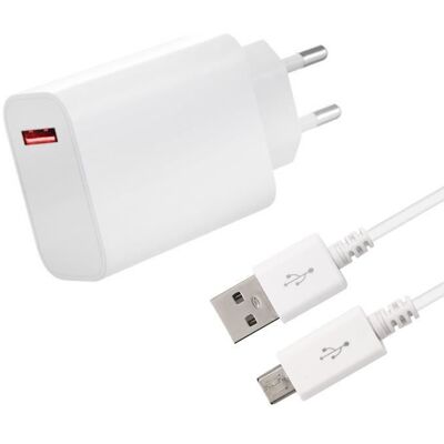 123 Chargeur Secteur Rapide USB2 33W + Cable USB pour Samsung Galaxy A10 SM-A105F 6.2 - Blanc - Yuan Yuan - Blanc - Publicité 123 Chargeur Secteur Rapide USB2 33W + Cable USB pour Samsung Galaxy A10 SM-A105F 6.2 - Blanc - Yuan Yuan - Blanc - Publicité