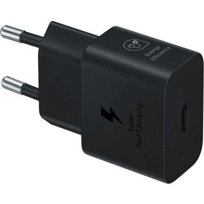 SAMSUNG Chargeur secteur RAPIDE 25W USB C sans câble noir Noir - Publicité SAMSUNG Chargeur secteur RAPIDE 25W USB C sans câble noir Noir - Publicité