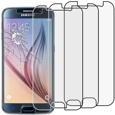 x3 Verre trempé - ebestStar - Samsung S6 Galaxy SM-G920F G920 Film Protection Protecteur anti casse anti-rayure pose sans bulles - Publicité x3 Verre trempé - ebestStar - Samsung S6 Galaxy SM-G920F G920 Film Protection Protecteur anti casse anti-rayure pose sans bulles - Publicité