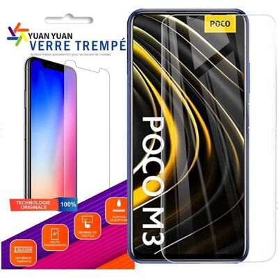 123 Pour Xiaomi Redmi 9T 6.53 : 1 Film de protection décran Verre Trempé - Yuan Yuan - Publicité 123 Pour Xiaomi Redmi 9T 6.53 : 1 Film de protection décran Verre Trempé - Yuan Yuan - Publicité