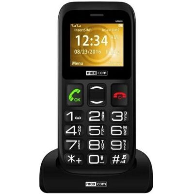 Maxcom MM426 SE Téléphone Double SIM - Grands boutons, radio FM, Léger, Applications professionnelles - Publicité Maxcom MM426 SE Téléphone Double SIM - Grands boutons, radio FM, Léger, Applications professionnelles - Publicité