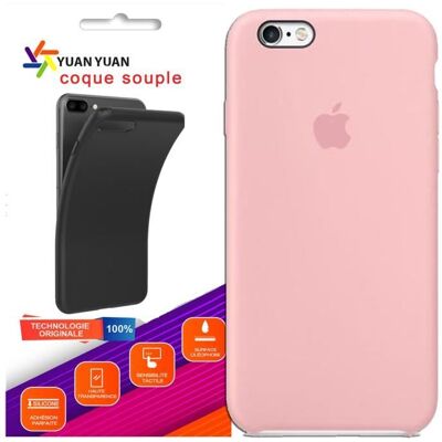 123 Coque Rose Clair pour iPhone 7 Plus / 8 Plus Housse Silicone TPU Mince Souple Case Anti-Rayures - Yuan Yuan - Rose - Publicité 123 Coque Rose Clair pour iPhone 7 Plus / 8 Plus Housse Silicone TPU Mince Souple Case Anti-Rayures - Yuan Yuan - Rose - Publicité