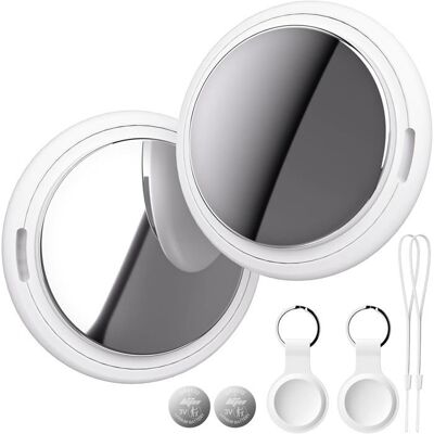 Traceur Bluetooth Bnlei Air Tracker Tag - Compatible Apple Localiser Find My Son 100dB Lot de 2 Blanc - Publicité Traceur Bluetooth Bnlei Air Tracker Tag - Compatible Apple Localiser Find My Son 100dB Lot de 2 Blanc - Publicité