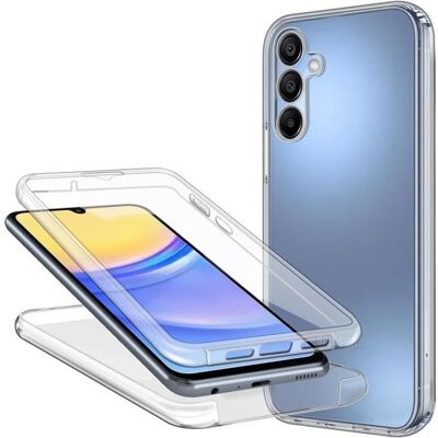 XEPTIO Coque 360 degrés - Samsung - Galaxy A35 5G - Protection intégrale - TPU et PC - Transparent - Publicité XEPTIO Coque 360 degrés - Samsung - Galaxy A35 5G - Protection intégrale - TPU et PC - Transparent - Publicité