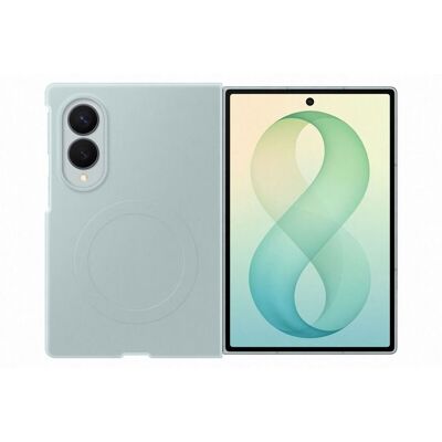 Coque et étui téléphone mobile Samsung Pack 2-en-1 en silicone magnétique Pistache + Film anti-reflet Transparent pour Galaxy Z Fold Blanc - Publicité Coque et étui téléphone mobile Samsung Pack 2-en-1 en silicone magnétique Pistache + Film anti-reflet Transparent pour Galaxy Z Fold Blanc - Publicité