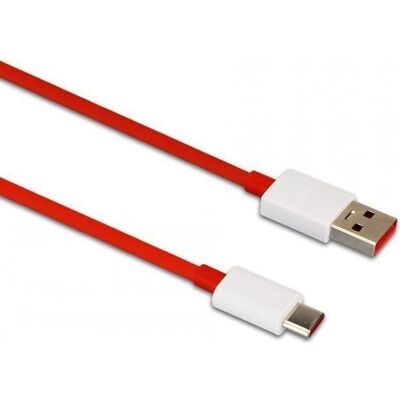Câble de chargement rapide USB-C D301 Rouge OnePlus - Publicité Câble de chargement rapide USB-C D301 Rouge OnePlus - Publicité