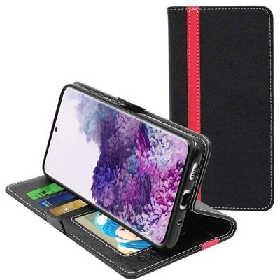 Étui Portefeuille - ebestStar - Samsung Galaxy S20+ S20+ 5G - Housse protection PU Cuir Porte-Cartes Support Stand - Noir / Rouge Noir - Publicité Étui Portefeuille - ebestStar - Samsung Galaxy S20+ S20+ 5G - Housse protection PU Cuir Porte-Cartes Support Stand - Noir / Rouge Noir - Publicité