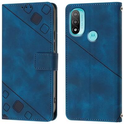 Etui pour Motorola Moto E20-E30-E40 6.5 Etui Cuir PU Portefeuille Antichoc Flip Housse -Bleu YY05 Bleu - Publicité Etui pour Motorola Moto E20-E30-E40 6.5 Etui Cuir PU Portefeuille Antichoc Flip Housse -Bleu YY05 Bleu - Publicité