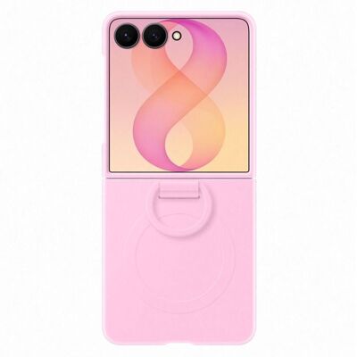 Coque et étui téléphone mobile Samsung magnétique en silicone avec anneau Violet pour Galaxy Z Flip 8 Violet - Publicité Coque et étui téléphone mobile Samsung magnétique en silicone avec anneau Violet pour Galaxy Z Flip 8 Violet - Publicité