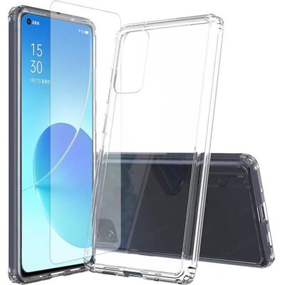 123 Coque Silicone Transparente + Verre Trempe Pour Oppo Reno 6 Pro 5G 6.55 - Protection Antichoc - Yuan Yuan - Publicité 123 Coque Silicone Transparente + Verre Trempe Pour Oppo Reno 6 Pro 5G 6.55 - Protection Antichoc - Yuan Yuan - Publicité