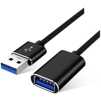 123 Câble Rallonge USB 3.0 mâle A vers femelle A 2M Pour lecteur des cartes clavier imprimante appareil photo Noir - Yuan Yuan Noir - Publicité 123 Câble Rallonge USB 3.0 mâle A vers femelle A 2M Pour lecteur des cartes clavier imprimante appareil photo Noir - Yuan Yuan Noir - Publicité