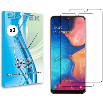123 2 Pack Protection écran pour Samsung Galaxy A20e Verre Trempé Résistant aux éraflures Glass Screen Protector Vitre Tempered F 360 Bleu - Publicité 123 2 Pack Protection écran pour Samsung Galaxy A20e Verre Trempé Résistant aux éraflures Glass Screen Protector Vitre Tempered F 360 Bleu - Publicité