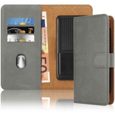CADORABO Etui pour Oppo FIND X3 NEO Coque en GRIS Protection Portefeuille Gris - Publicité CADORABO Etui pour Oppo FIND X3 NEO Coque en GRIS Protection Portefeuille Gris - Publicité