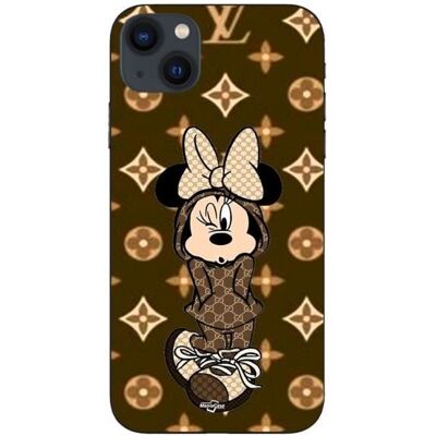 Coque Disney Minnie pour iPhone 14 Plus - Marron - Élégant & Sûr - Publicité Coque Disney Minnie pour iPhone 14 Plus - Marron - Élégant & Sûr - Publicité