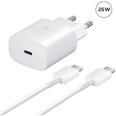 123 Chargeur Rapide 25W USB-C + Câble USB-C vers USB-C pour Realme 8 6.4 Couleur Blanc - Yuan Yuan Blanc - Publicité 123 Chargeur Rapide 25W USB-C + Câble USB-C vers USB-C pour Realme 8 6.4 Couleur Blanc - Yuan Yuan Blanc - Publicité