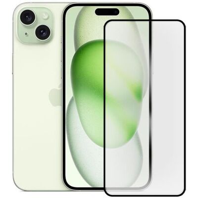 123 Lot de 2Verre Trempé Bords Noir pour iPhone 15 plus 6.7 Film Protection écran Anti Rayures Ultra Résistant - Yuan Yuan Noir - Publicité 123 Lot de 2Verre Trempé Bords Noir pour iPhone 15 plus 6.7 Film Protection écran Anti Rayures Ultra Résistant - Yuan Yuan Noir - Publicité