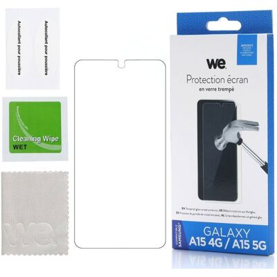 WE verre trempé SAMSUNG A15 4G / A15 5G - Publicité WE verre trempé SAMSUNG A15 4G / A15 5G - Publicité