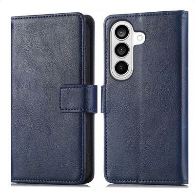 Coque adapté à Samsung Galaxy S26 - imoshion Étui de télephone portefeuille de luxe - Bleu foncé Bleu - Publicité Coque adapté à Samsung Galaxy S26 - imoshion Étui de télephone portefeuille de luxe - Bleu foncé Bleu - Publicité