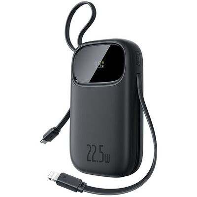 Batterie externe - BASEUS - EnerFill FC31 - 20 000 mAh - 225 W - USB-C & Lightning intégrés Noir - Publicité Batterie externe - BASEUS - EnerFill FC31 - 20 000 mAh - 225 W - USB-C & Lightning intégrés Noir - Publicité