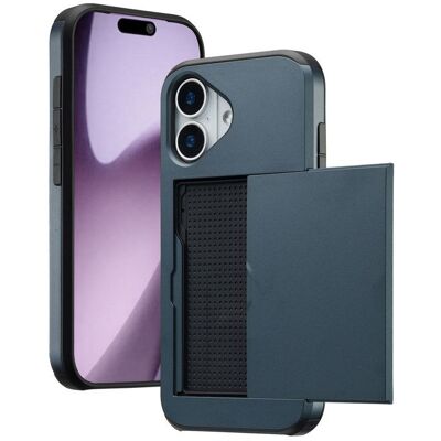 Coque adapté à Apple iPhone 17 - imoshion Coque arrière avec porte-cartes - Bleu foncé - Publicité Coque adapté à Apple iPhone 17 - imoshion Coque arrière avec porte-cartes - Bleu foncé - Publicité