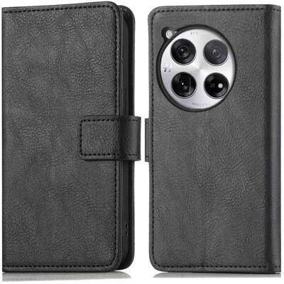 Coque adapté à OnePlus 12 - imoshion Étui de télephone portefeuille de luxe - Noir Noir - Publicité Coque adapté à OnePlus 12 - imoshion Étui de télephone portefeuille de luxe - Noir Noir - Publicité