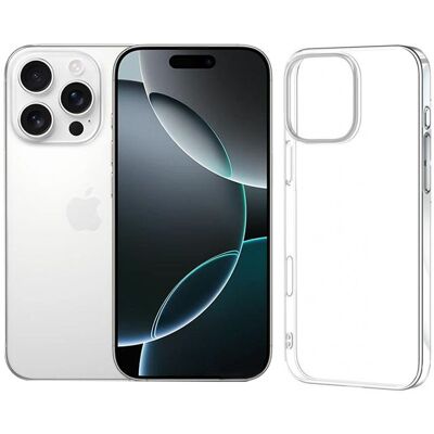 123 Coque de protection souple silicone transparente pour iPhone 16 Pro 6.3 - Yuan Yuan - Blanc - Publicité 123 Coque de protection souple silicone transparente pour iPhone 16 Pro 6.3 - Yuan Yuan - Blanc - Publicité