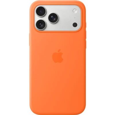 APPLE iPhone 17 Pro Max - Coque en silicone avec MagSafe - Orange Orange - Publicité APPLE iPhone 17 Pro Max - Coque en silicone avec MagSafe - Orange Orange - Publicité