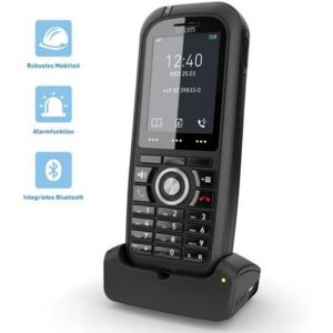 Téléphone DECT - SNOM - M80 - Autonomie 17h - Écran LCD 508 cm - Mains libres Oui Noir - Publicité Téléphone DECT - SNOM - M80 - Autonomie 17h - Écran LCD 508 cm - Mains libres Oui Noir - Publicité