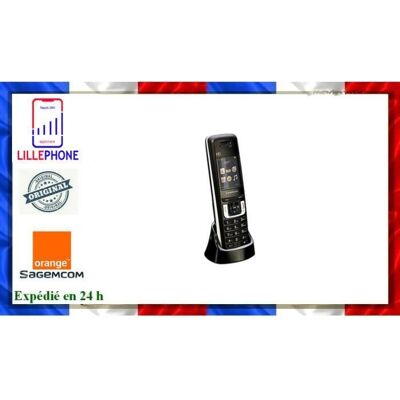 Téléphone fixe Orange Sagemcom HD D68HD Noir - CAT-iq 2.0 - Publicité Téléphone fixe Orange Sagemcom HD D68HD Noir - CAT-iq 2.0 - Publicité
