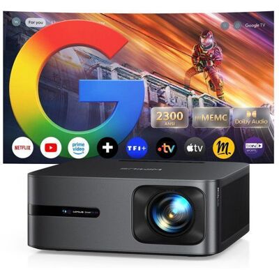 WiMiUS Vidéoprojecteur 4K MEMC 2500 ANSI Google TV 14.0 Dolby 48W Auto Focus Keystone HDR10 WiFi Bluetooth 1080P HDMI 2.1 Noir - Publicité WiMiUS Vidéoprojecteur 4K MEMC 2500 ANSI Google TV 14.0 Dolby 48W Auto Focus Keystone HDR10 WiFi Bluetooth 1080P HDMI 2.1 Noir - Publicité