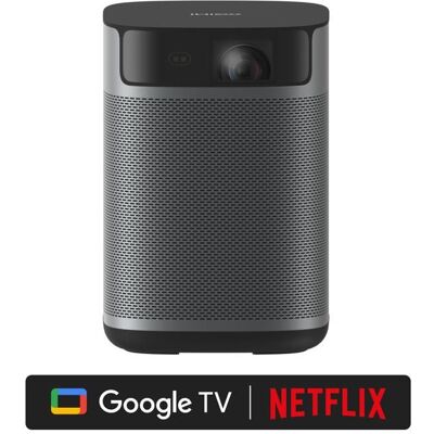 Vidéoprojecteur Portable - XGIMI - MoGo 2 Pro Gen 2 - Full HD - 430 Lumens - Google TV Gris - Publicité Vidéoprojecteur Portable - XGIMI - MoGo 2 Pro Gen 2 - Full HD - 430 Lumens - Google TV Gris - Publicité