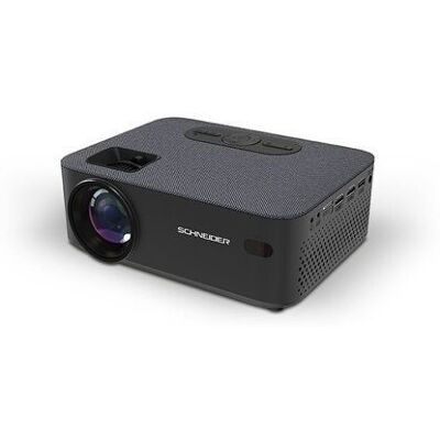 SCHNEIDER - VP200 - Vidéoprojecteur LED HD - Projection 1 à 4 mètres - Bluetooth - Noir Noir - Publicité SCHNEIDER - VP200 - Vidéoprojecteur LED HD - Projection 1 à 4 mètres - Bluetooth - Noir Noir - Publicité