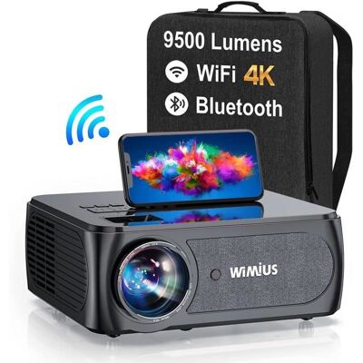 WiMiUS K8 9500 ANSI lumens 1080p Projecteur - Publicité WiMiUS K8 9500 ANSI lumens 1080p Projecteur - Publicité