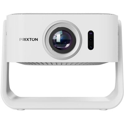 PRIXTON Projecteur Portable WiFi Renoir 7000 lumens 280 Lumens ANSI Résolution Full HD 1080p LED Télécommande 40” à 120” Blanc - Publicité PRIXTON Projecteur Portable WiFi Renoir 7000 lumens 280 Lumens ANSI Résolution Full HD 1080p LED Télécommande 40” à 120” Blanc - Publicité