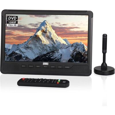 Marque Modèle - Téléviseur portable avec lecteur DVD - Pour cuisines et caravanes - Publicité Marque Modèle - Téléviseur portable avec lecteur DVD - Pour cuisines et caravanes - Publicité